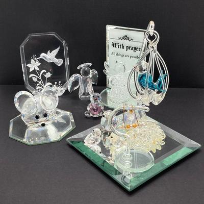 LOT 172: Crystal / Glass / Acrylic Miniature Collection - Swarovski and More
