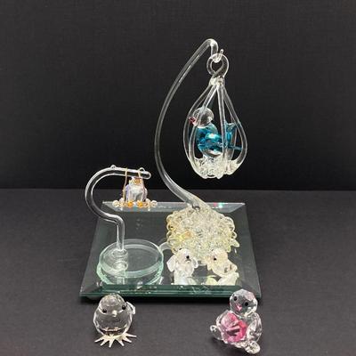 LOT 172: Crystal / Glass / Acrylic Miniature Collection - Swarovski and More