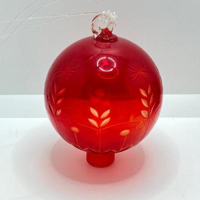 LOT 176: Art Glass Ornament Collection - Midwest Kugel and More