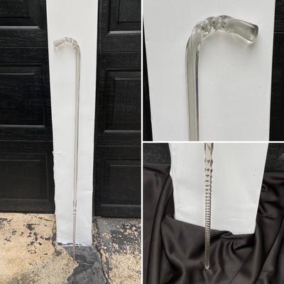 LOT 182: Vintage One of a Kind Handcrafted Glass Cane