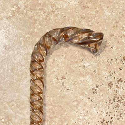 LOT 184: Gorgeous Handcrafted One of a Kind Art Glass Cane