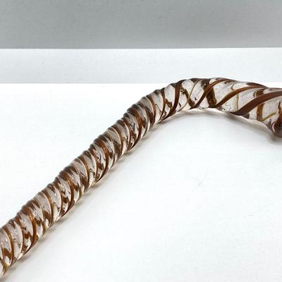 LOT 184: Gorgeous Handcrafted One of a Kind Art Glass Cane