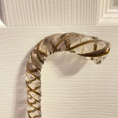 LOT 184: Gorgeous Handcrafted One of a Kind Art Glass Cane