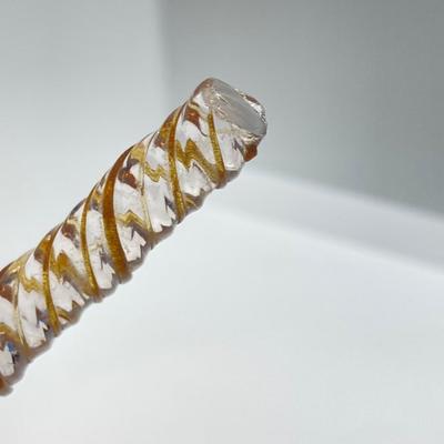 LOT 185: Vintage Twisted Art Glass Cane