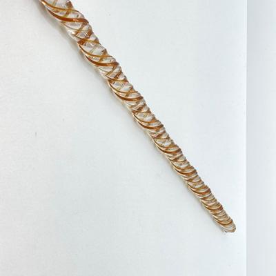 LOT 185: Vintage Twisted Art Glass Cane