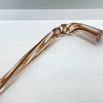 LOT 185: Vintage Twisted Art Glass Cane
