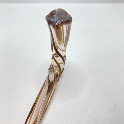 LOT 185: Vintage Twisted Art Glass Cane