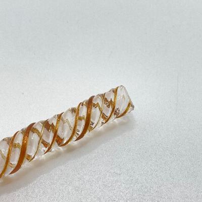 LOT 185: Vintage Twisted Art Glass Cane