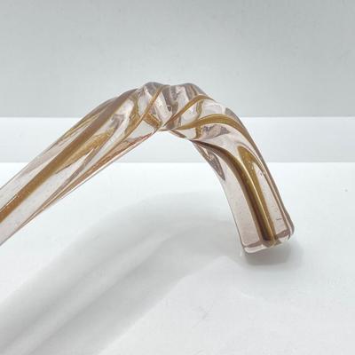 LOT 185: Vintage Twisted Art Glass Cane