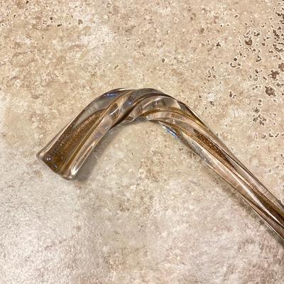 LOT 185: Vintage Twisted Art Glass Cane