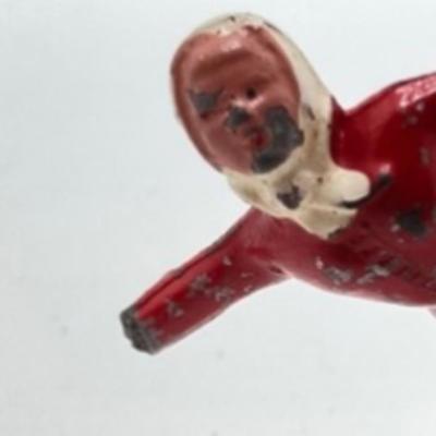 LOT 186: Vintage / Antique Metal Winter Sports Miniature Figurines