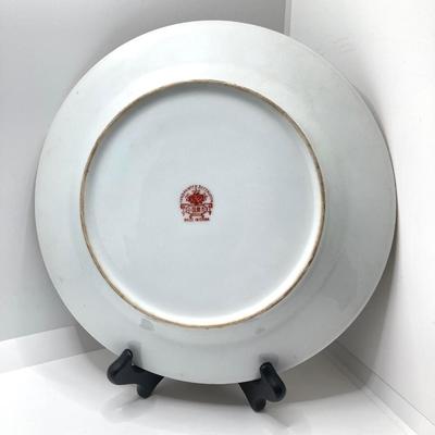 LOT 187: Knife and Fork Carving Set (India), Baoding Health Balls and Decorative Plate