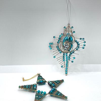 LOT 189: Collection of Stained Glass and Ornaments