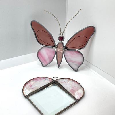 LOT 189: Collection of Stained Glass and Ornaments