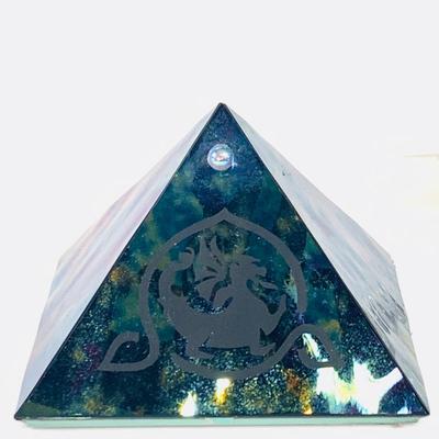 LOT More to Heaven and Earth Collection of Cresent Moon Glass Perfume Bottles, Glass Orb Paperweight, Pryamid, Unicorns and More