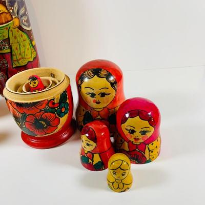 LOT 196: Collection of Russian Nesting Dolls