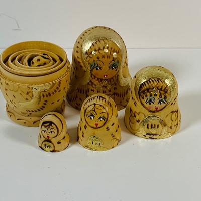 LOT 196: Collection of Russian Nesting Dolls