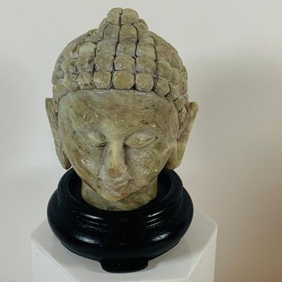 LOT 197: Asia Inspired Collection Including Peking Opera Facial Make-up Plaque, Wooden Figures, Miniture Doll. Buddha's, Dragons and...
