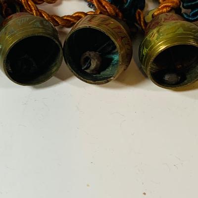 LOT 198: Vintage Brass Bells, Bowl and Frog