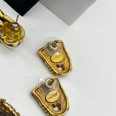 LOT 201J: Vintage Pierced Earrings and Rings
