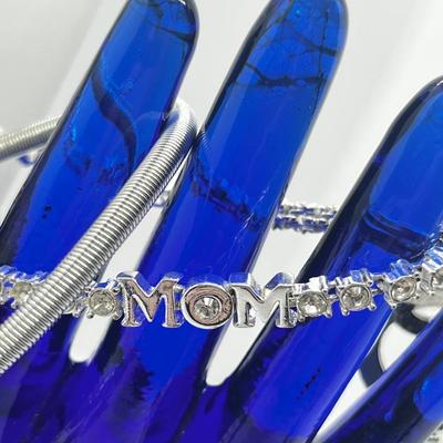 LOT 208J: Silvertone, Rhinestone and Crystal Costume Jewelry Collection