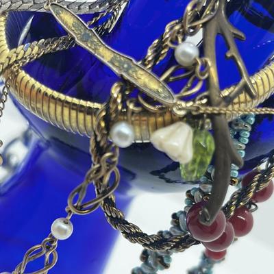 LOT 217J: 12K Gold Filled and Pearl Bracelet, Twig Bar and Bead Bracelet and More!