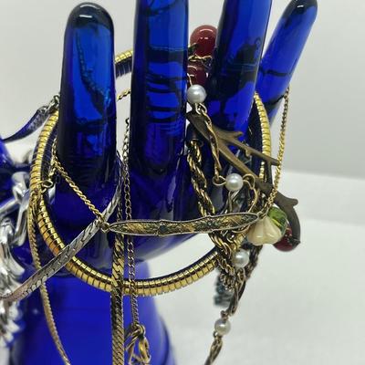 LOT 217J: 12K Gold Filled and Pearl Bracelet, Twig Bar and Bead Bracelet and More!