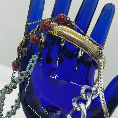 LOT 217J: 12K Gold Filled and Pearl Bracelet, Twig Bar and Bead Bracelet and More!