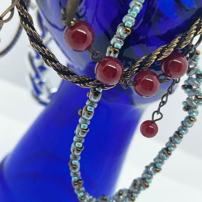 LOT 217J: 12K Gold Filled and Pearl Bracelet, Twig Bar and Bead Bracelet and More!