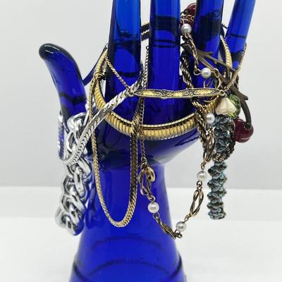 LOT 217J: 12K Gold Filled and Pearl Bracelet, Twig Bar and Bead Bracelet and More!