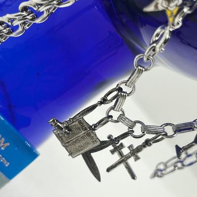 LOT 219J: Assorted Sterling Bracelets and Charms - 40 Grams( didn't weigh the 2 on packaging)