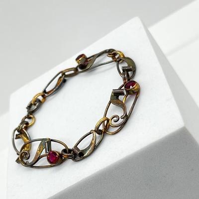 LOT 222J: 12K Gold Filled Vintage Bracelet