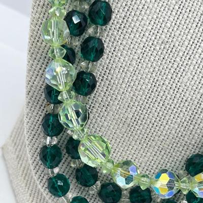 LOT 230J: Vibrant Crystal and Glass Beaded Necklaces