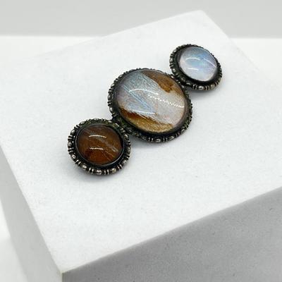 LOT 231J: Antique Butterfly Wing Brooch/Pin