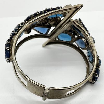 LOT 232J: Assorted Blue and Silvertone Costume Jewelry