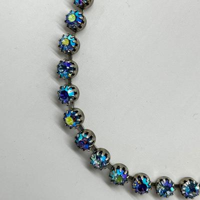 LOT 232J: Assorted Blue and Silvertone Costume Jewelry