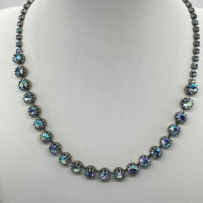 LOT 232J: Assorted Blue and Silvertone Costume Jewelry