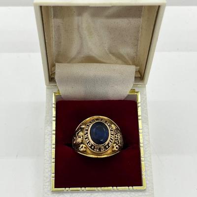 LOT 251J: 10K Yellow Gold 1967 Class Ring - 11 GTW