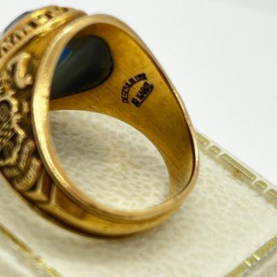 LOT 251J: 10K Yellow Gold 1967 Class Ring - 11 GTW