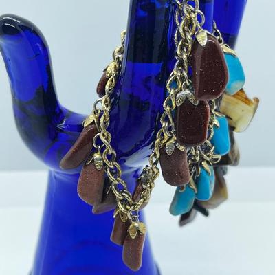 LOT 263J: Unique Vintage Assorted Stone Bracelets