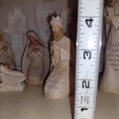 Nine Piece Nativity Set- No Box