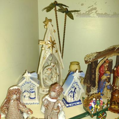 Collection of Nativity Scenes/Christmas Decor