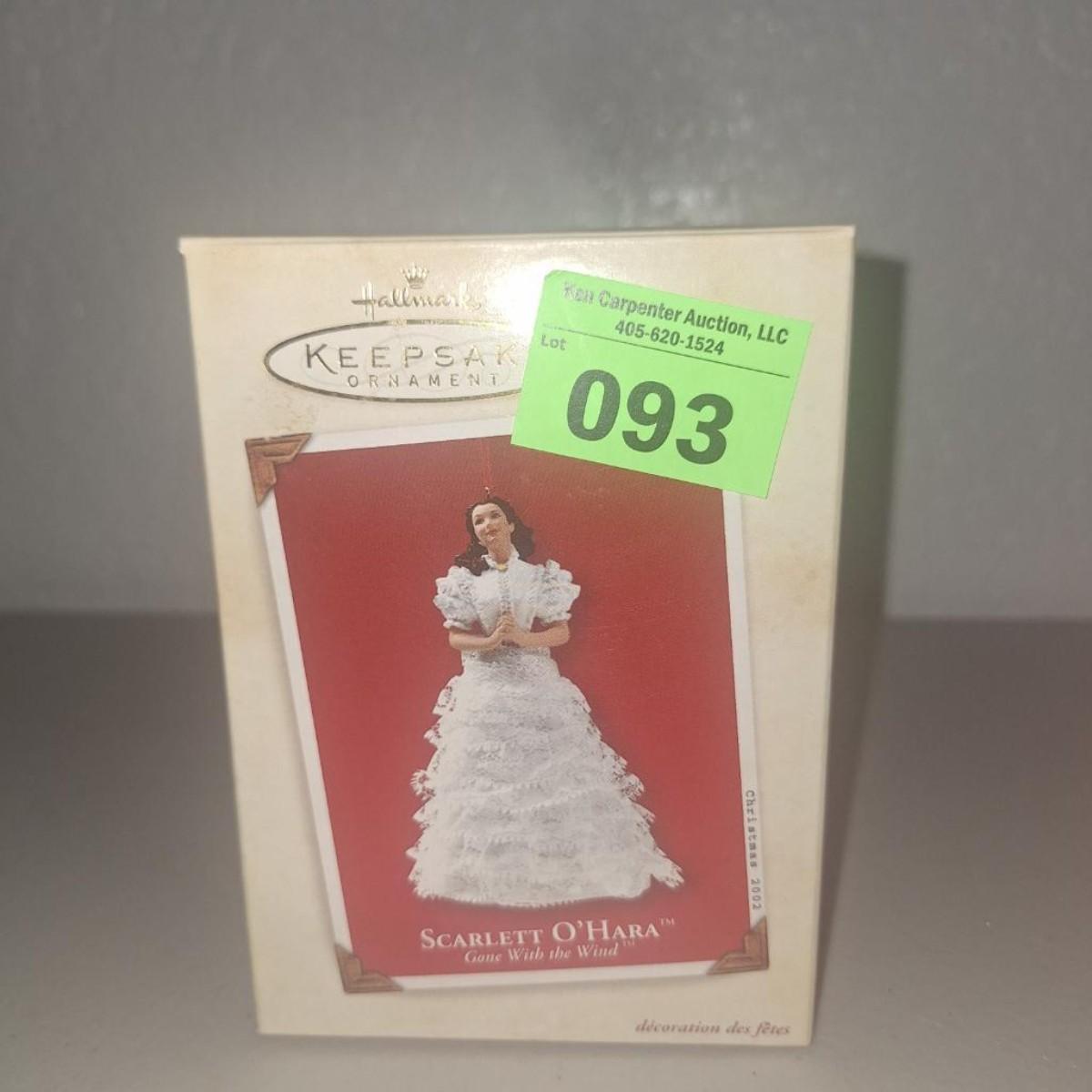 Scarlett Ohara Hallmark Ornament | EstateSales.org