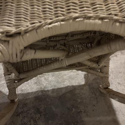 Vintage Wicker Rocker