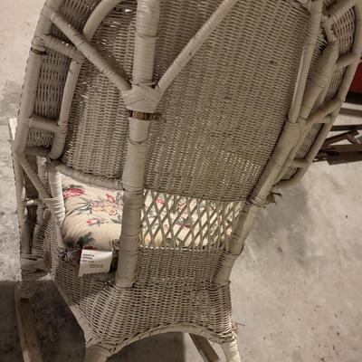 Vintage Wicker Rocker