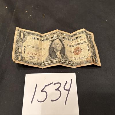 1935A Hawaiian Silver Certificate $1