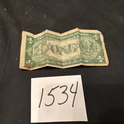 1935A Hawaiian Silver Certificate $1