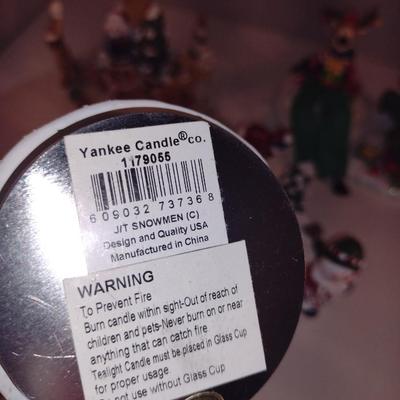 Yankee Candle Co. Decorative Bases and Lids for Jar Candles- Set of Three