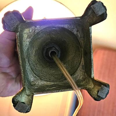 Vintage Hollywood Regency Brass Pineapple Lamp