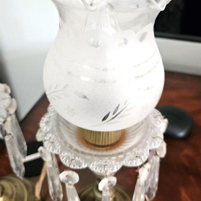 2 Vintage Boudoir Lamps